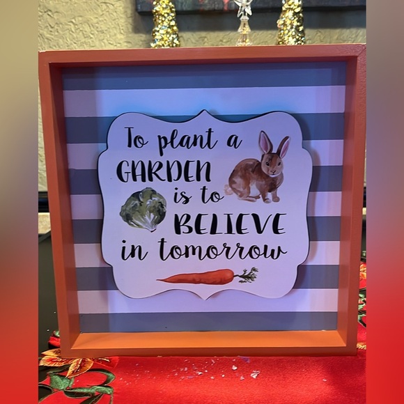 Wooden Wall Shelf Art Garden Theme - Picture 4 of 8